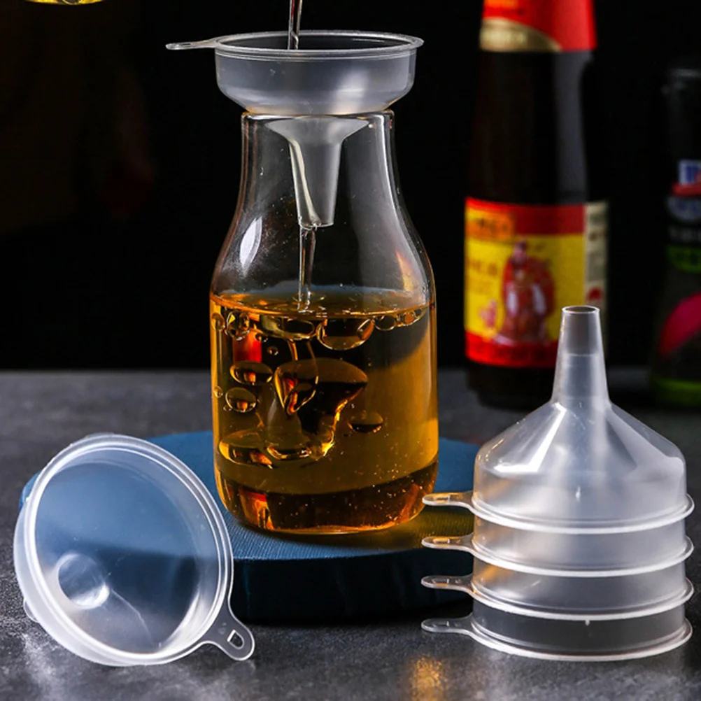 

100pcs Funnel Mini Plastic Transparent Transfer Tools For Liquid Lotion Oil Care Essential Lab Splitter