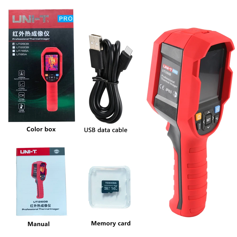 UNI-T-cámara térmica infrarroja, módulo electrónico PCB, cámara térmica de temperatura Industrial, UTi260B