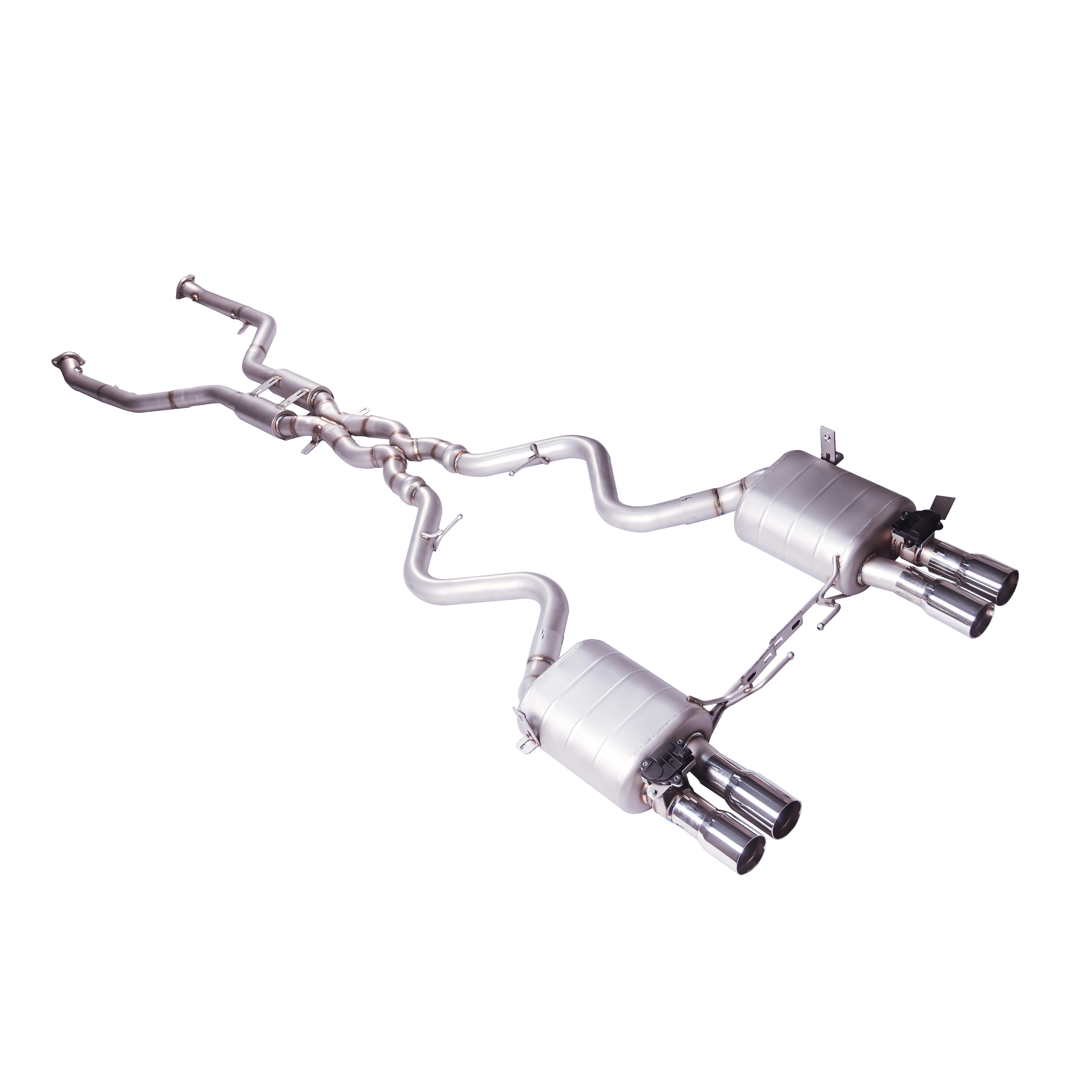 Applicable to 10-14 BMW M3 3.0T 4.0L E90 E92 E93 electronic valve exhaust pipe muffler front tube sound wave