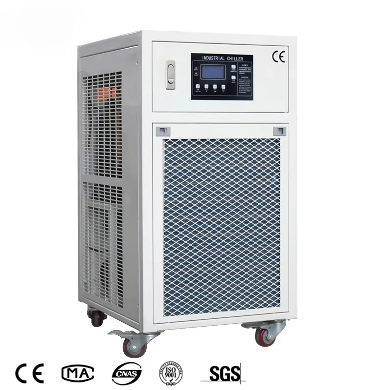 Fotografia 3: Resfriador de Água Mini Scroll com Refrigeração a Ar e Tanque de Amortecimento, Resfriador Industrial de Cerveja