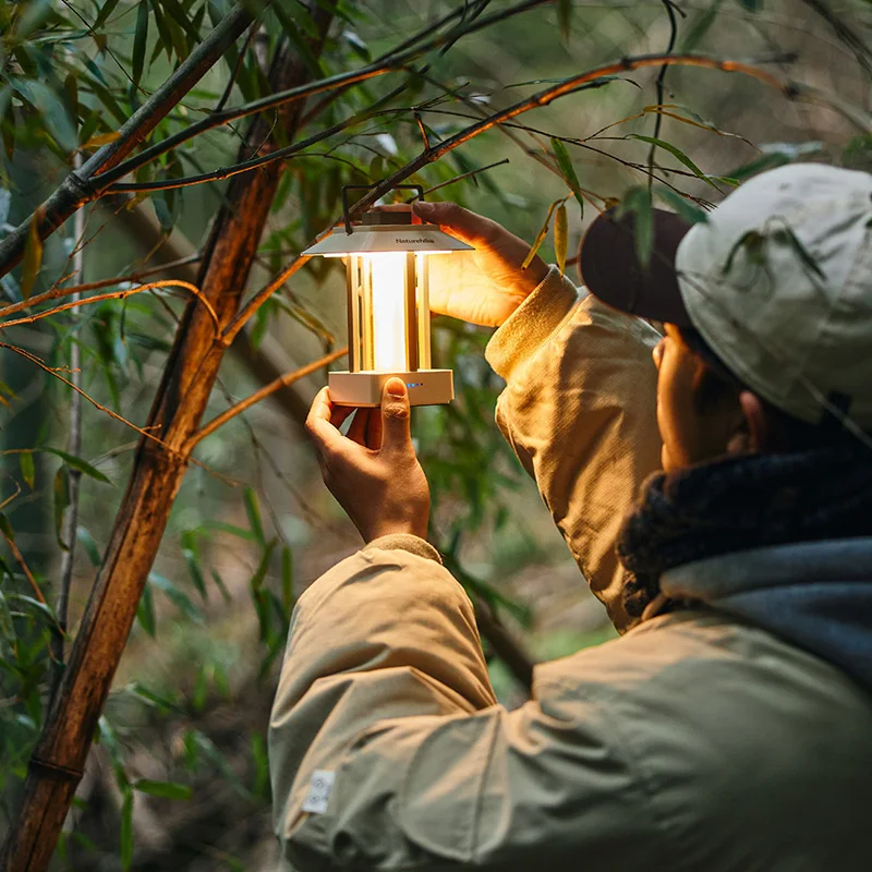 Imagem -06 - Naturehike-led Camping Lâmpada ao ar Livre Retro Pendurado Tenda Lâmpada Impermeável Regulável Acampamento Luzes 4000mah Bateria Luz de Emergência