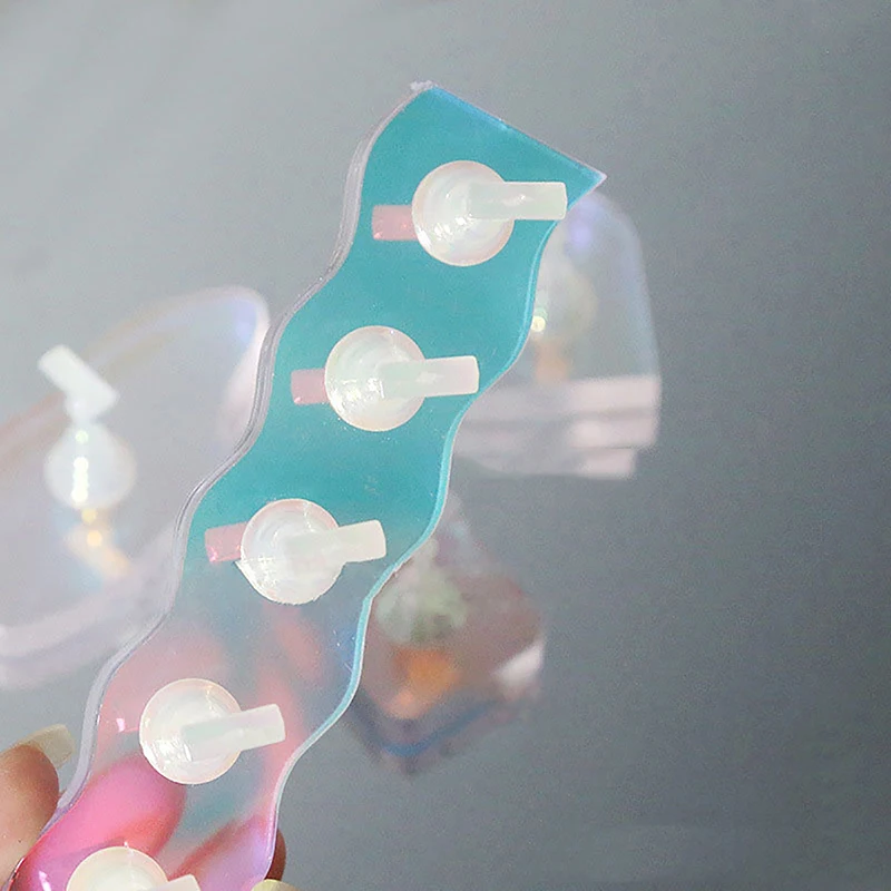 アクリルディスプレイスタンド偽ネイルチップジェルポリッシュ収納棚マニキュア練習ツールオーロラ磁気ネイルホルダー