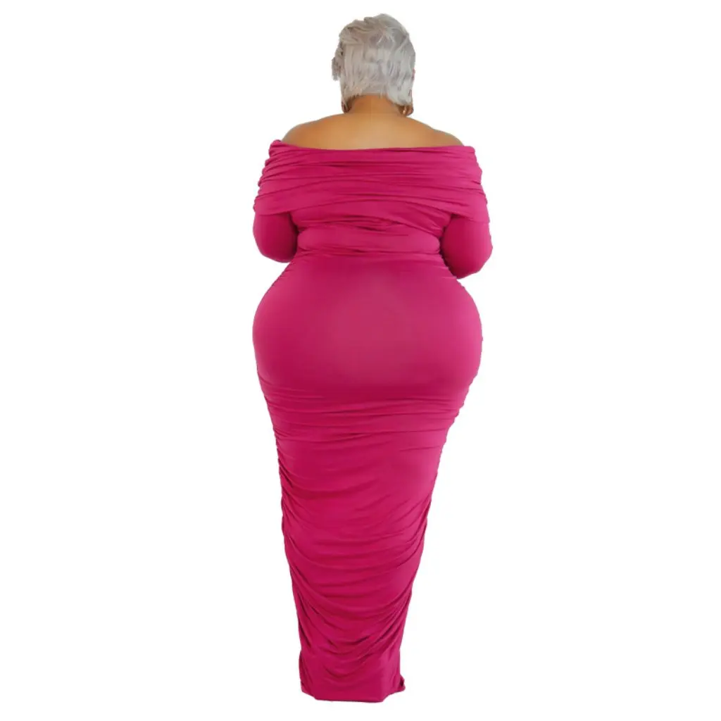 

Женское зимнее платье большого размера, однотонное, с воротником с одним словом, модное, сексуальное, в Европе и США