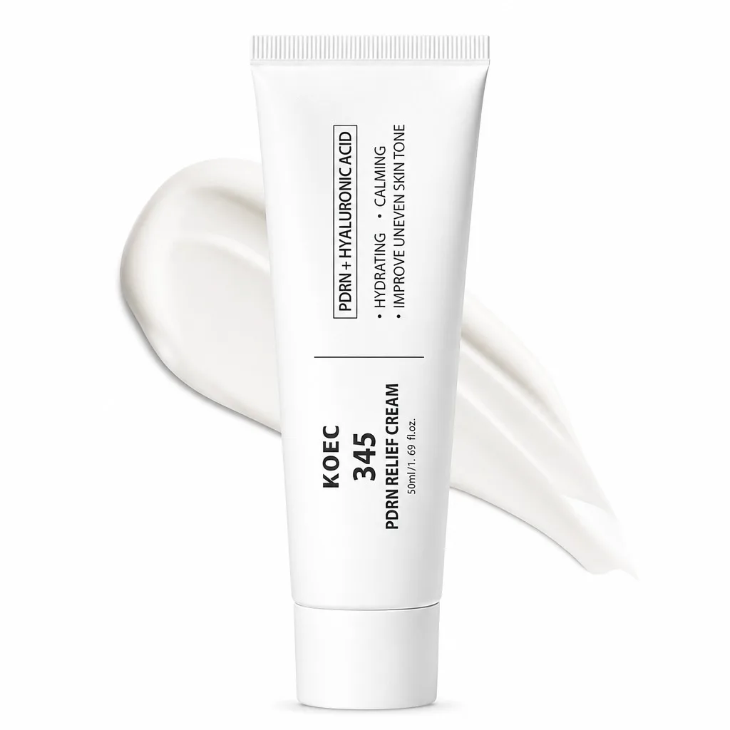 PDRN Hyaluronic Acid Face Cream Moisturizer Calming Hydrating Relief Skin Care 50ml