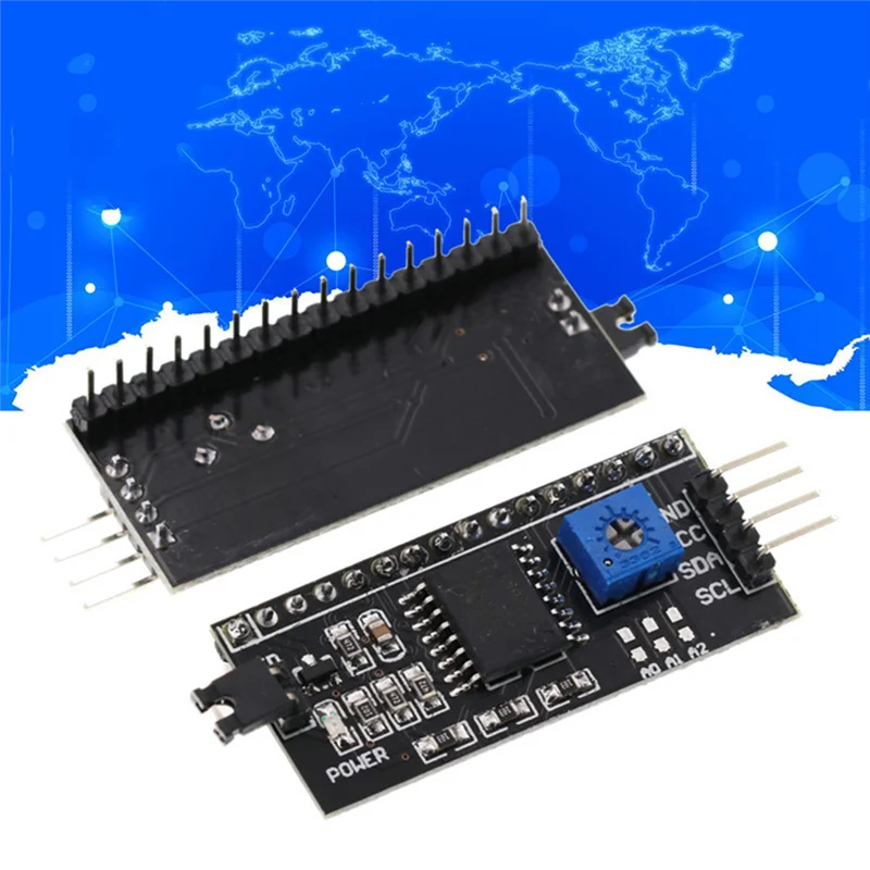 10 STKS PCF8574 LCD Display Adapter Module IIC I2C LCD1602 2004 IIC Seriële Interface Board 5 V Voor Arduino Robort Parts-N35R