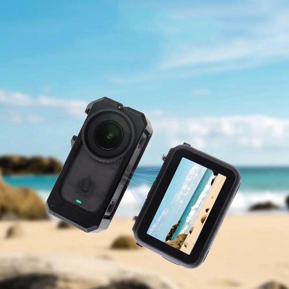 

Metal Camera Cage with Cold Shoe Quick-Release Multi-Functional Expansion Frame Universal 1/4 Hole for DJI OSMO Nano Accessories