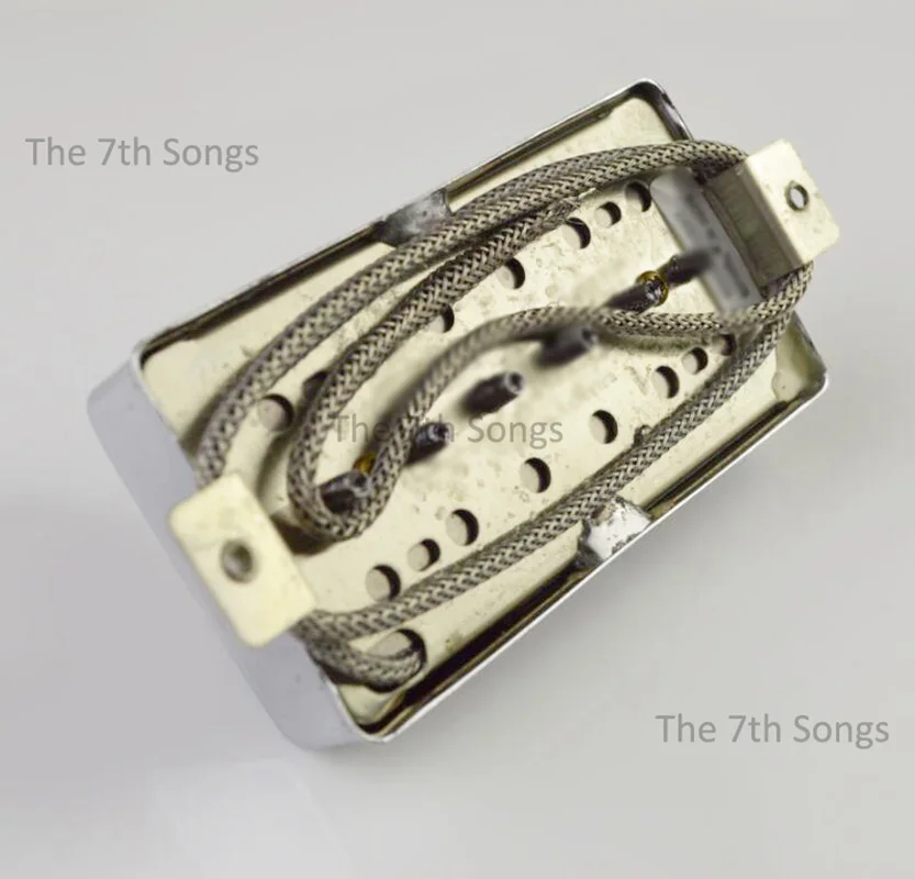 Alnico 2 P90 Phat Ca* Pickup Single Coil Vintage 90 Pickup for Electric Guitar Chrome / Nickel / Gold
