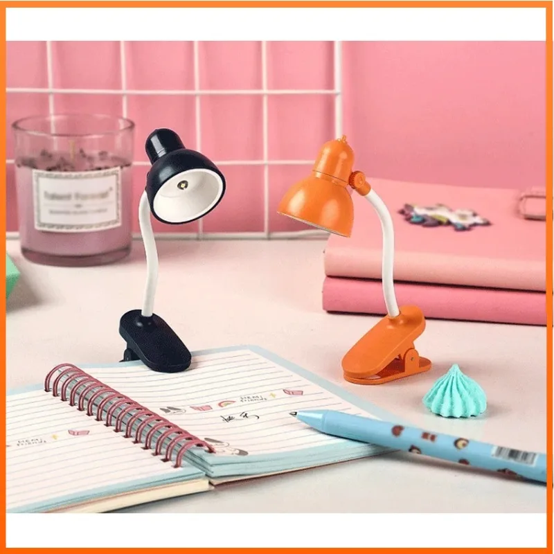 Mini Book Light With Clip LED Table Lamp Foldable Night Home Room Computer Night Lights Eye Travel Book Light Home Appliance