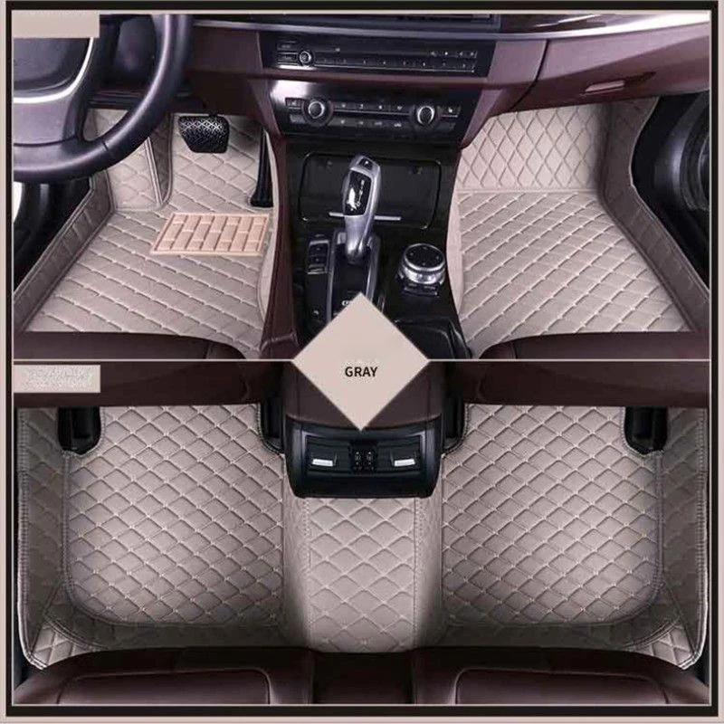 YUCKJU Custom Leather Car Mats For Haval All Models H1 H2 H3 H4 H6 H7 H8 H9 H5 M6 H2S H6coupe Accessories Automotive Carpe