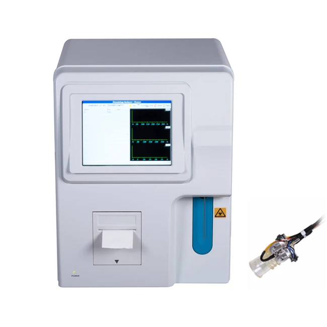 Analyseur d'hématologie en 3 parties entièrement automatique AMAIN AMSX8800-vet des instruments d'analyse clinique pour un usage vétérinaire