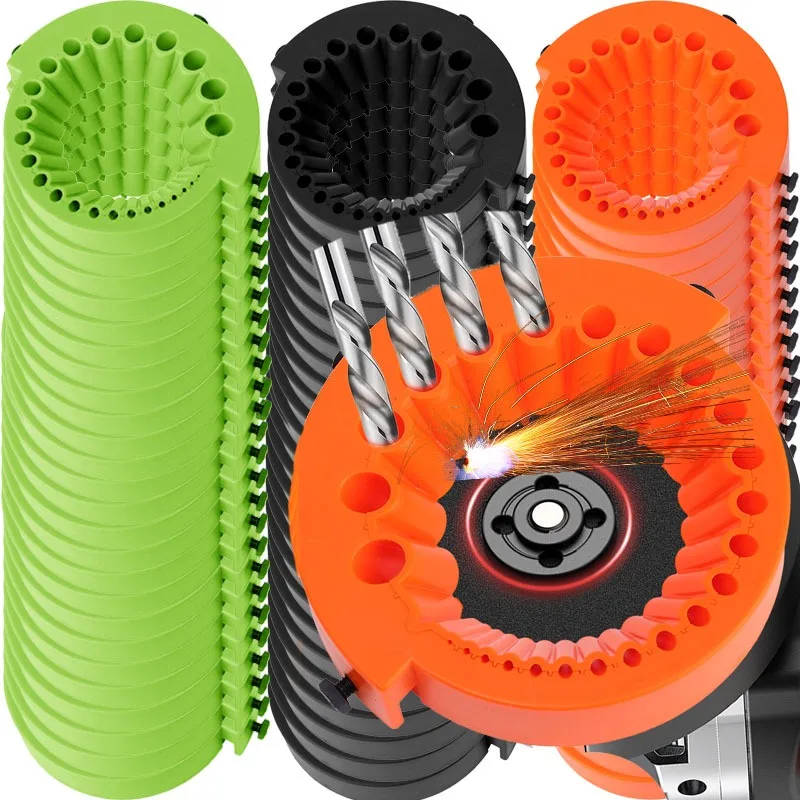 

Portable Drill Bit Sharpener Angle Grinder Drill Bit Sharpener Universal Grinding Tool Multi-size Drill Bits Powered Tool Parts