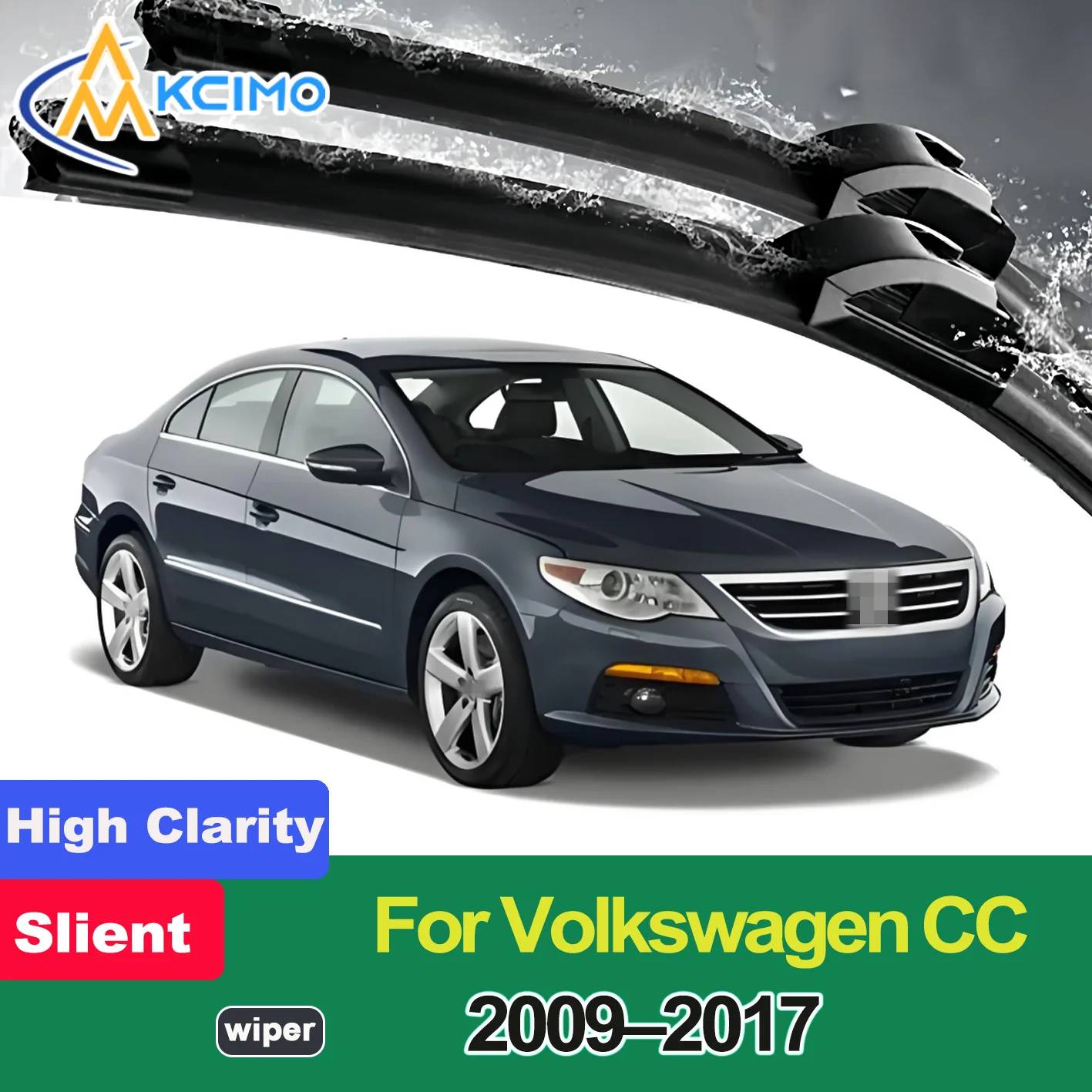 

2PCS New Front Windshield Wiper Blade for Volkswagen CC 2009-2017 Volkswagen Passat CC Front Windshield Accessories 2017 2016