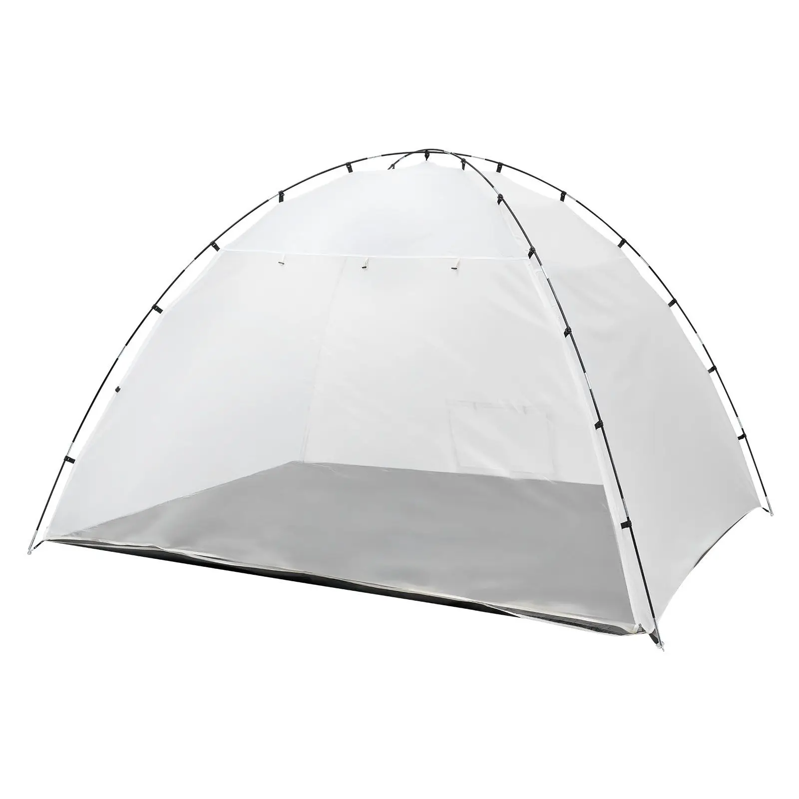 Portable Paint Booth Tent, 115.35 X 90.55 X 74 Inch Painting Tent Station, Spray Shelter with Built-in Floor & Mesh Screen