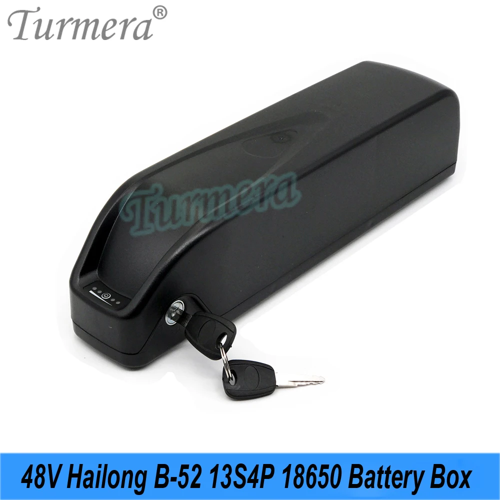 Turmera 48V HaiLong Case e-bike opakowanie na baterie obudowa Downtube Case dla 13S4P 13S3P 10S5P 10S4P 10S3P 18650 uchwyt baterii Diy wykorzystanie