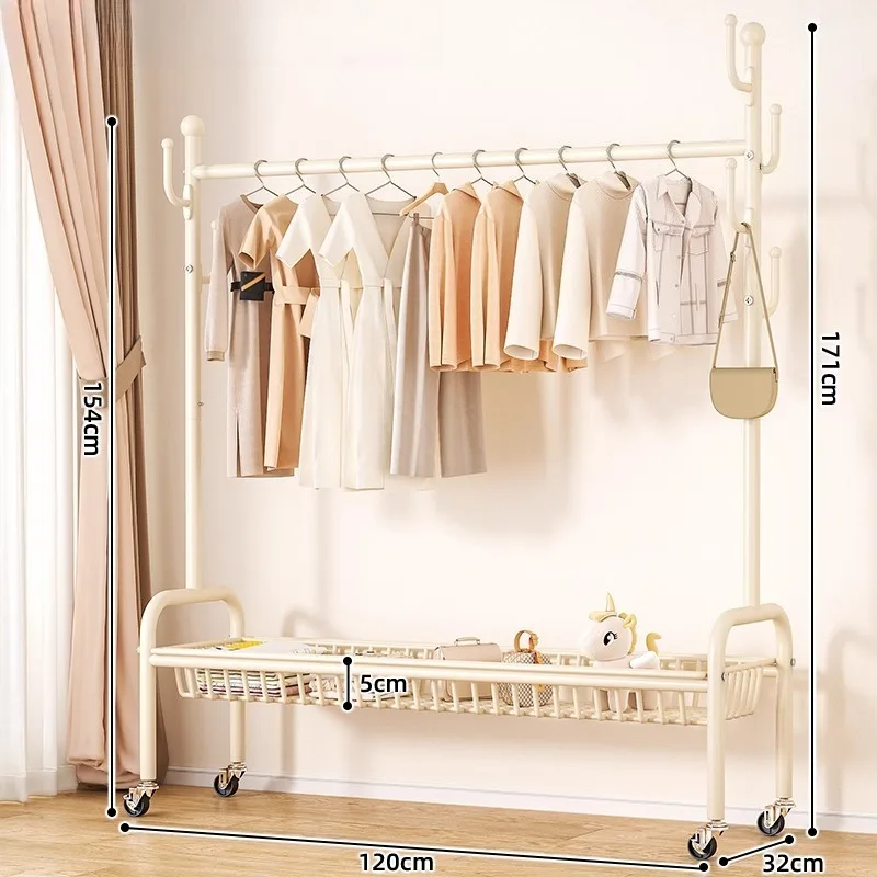 

Shelfs Minimalist Clothes Rack Wheels Entrance Luxury Robust Clothes Rack Unique Unique Burro Ropa Perchero Home Furniture