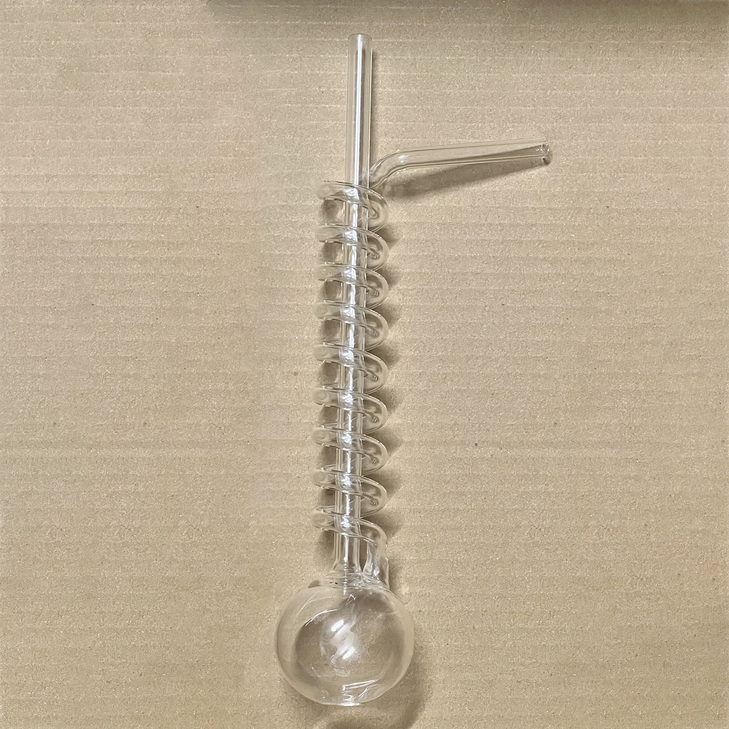 

1 piece glass cold hydrazine condenser, ball diameter 50mm, serpentine condenser tube height 170mm