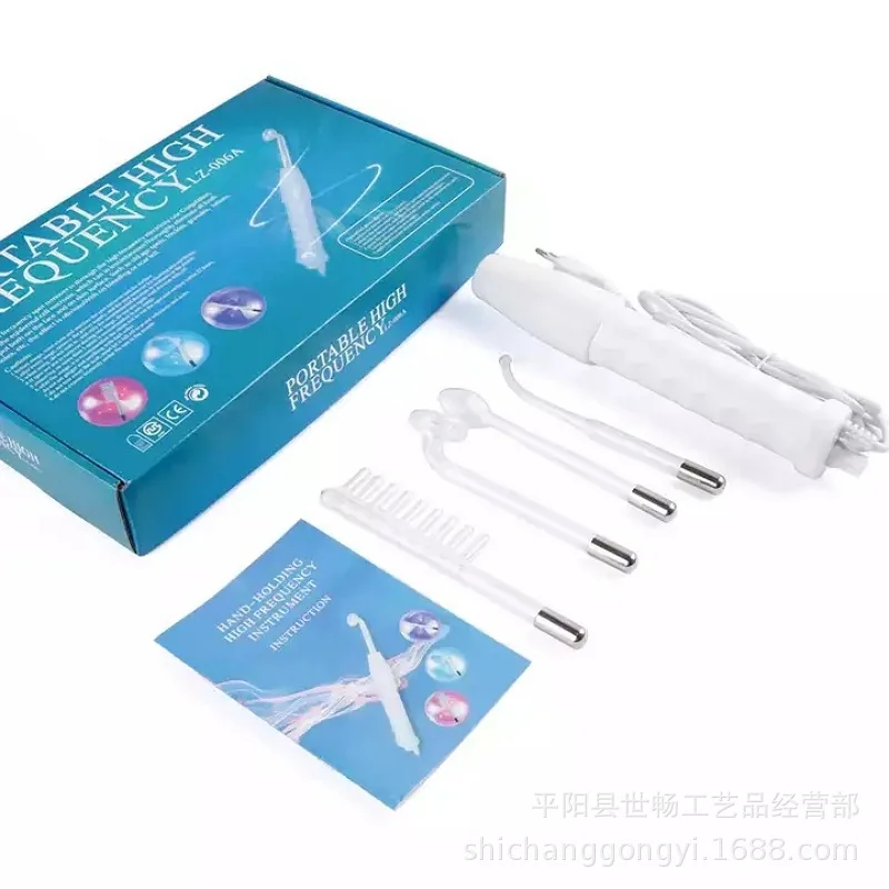 Physiotherapy Instrument Mites Instrument Household High Frequency Ozone Instrument Micro Current Equipment for Facial Beauty