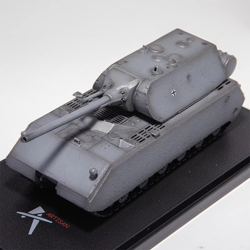 ARTISAN 1/72 Scale German Panzer VIII Maus Heavy Tank Simulation Plastic Tank Model Dispaly Collectible Gift Souvenir Decoration
