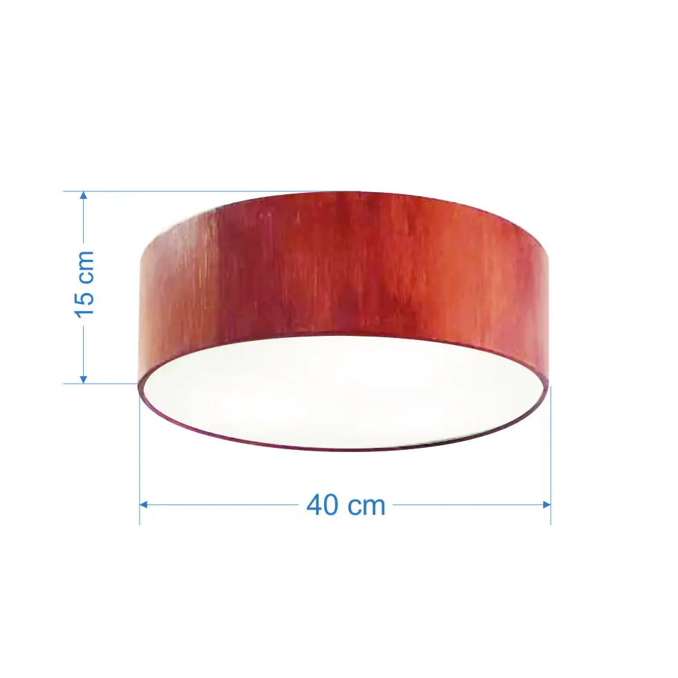 Plafon For Living Room in Cylindrical Wood SE-3066 Color Moghogany