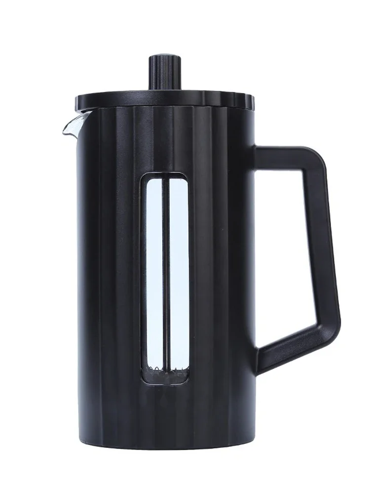 1000ML/ 600ML French Press Coffee Maker High Borosilicate Glass House Coffee Brewer Milk Foam Frother Barista Tea Maker
