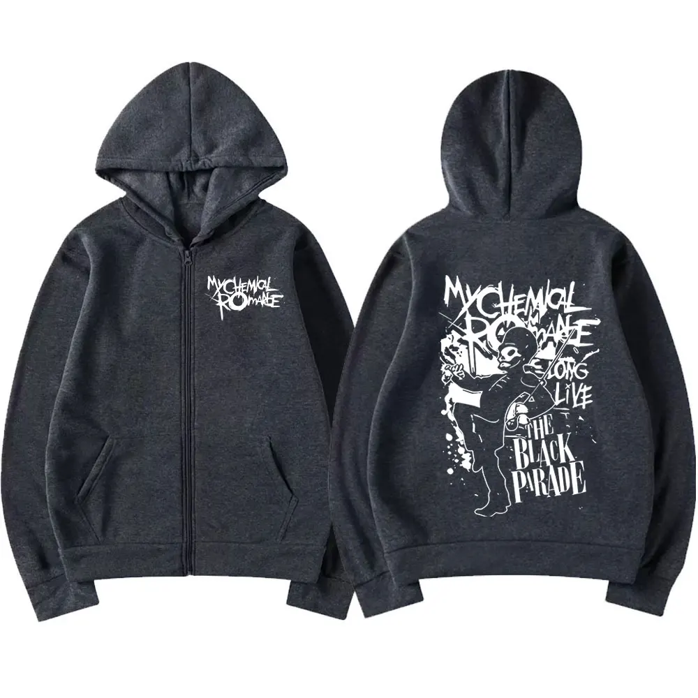My Chemical Romance Band Zipper Hoodies Long Live The Black Parade
