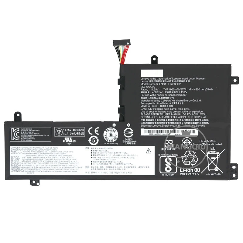 WANGQIU Original laptop battery for Lenovo Y7000 Y7000P 2018/2019 series Legion Y530 L17C3PG1 L17C3PG2 L17L3PG1 L17M3PG1/2