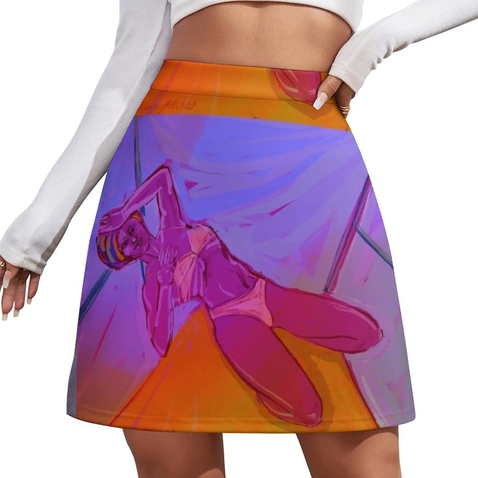 

Neon series: Titania with Headwrap Mini Skirt skirts for women 2026 skirt set Women's skirts