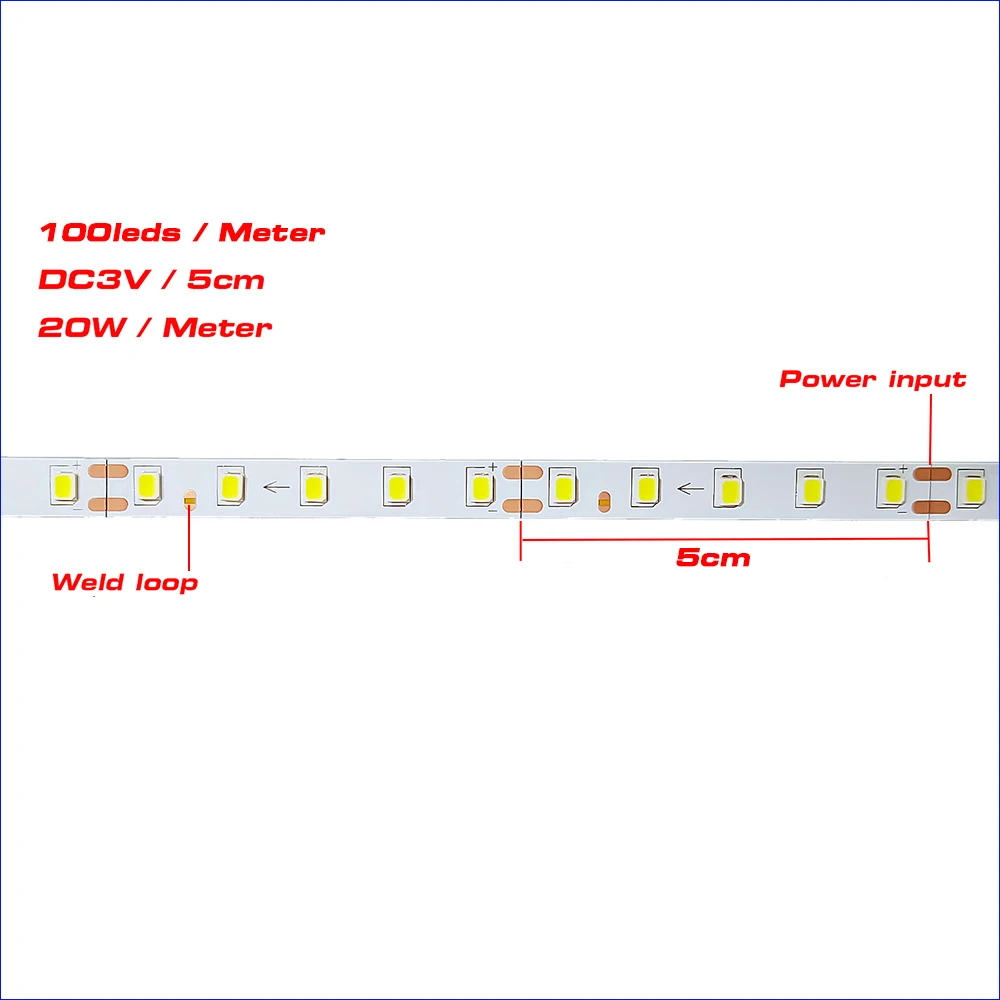 5meters/roll SMD2835 LED Ribbon100Leds 120Leds 180Leds Constant Current LED Strip White&Warm&Neutral For Panel Light Chandelier