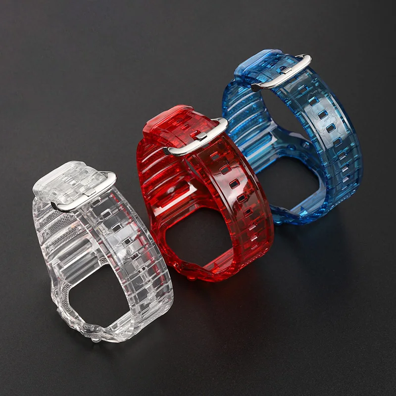 dw5600 прозрачный резиновый ремешок безель для Casio G-SHOCK DW-5600 GW-M5610 ТПУ спортивный водонепроницаемый сменный ремешок для часов защитный чехол