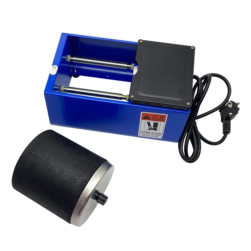 Electric Polishing Machine Wenwan Buddha Beads Polishing Low-Speed Roller Rubber Barrel Polishing Machine Mini KT90