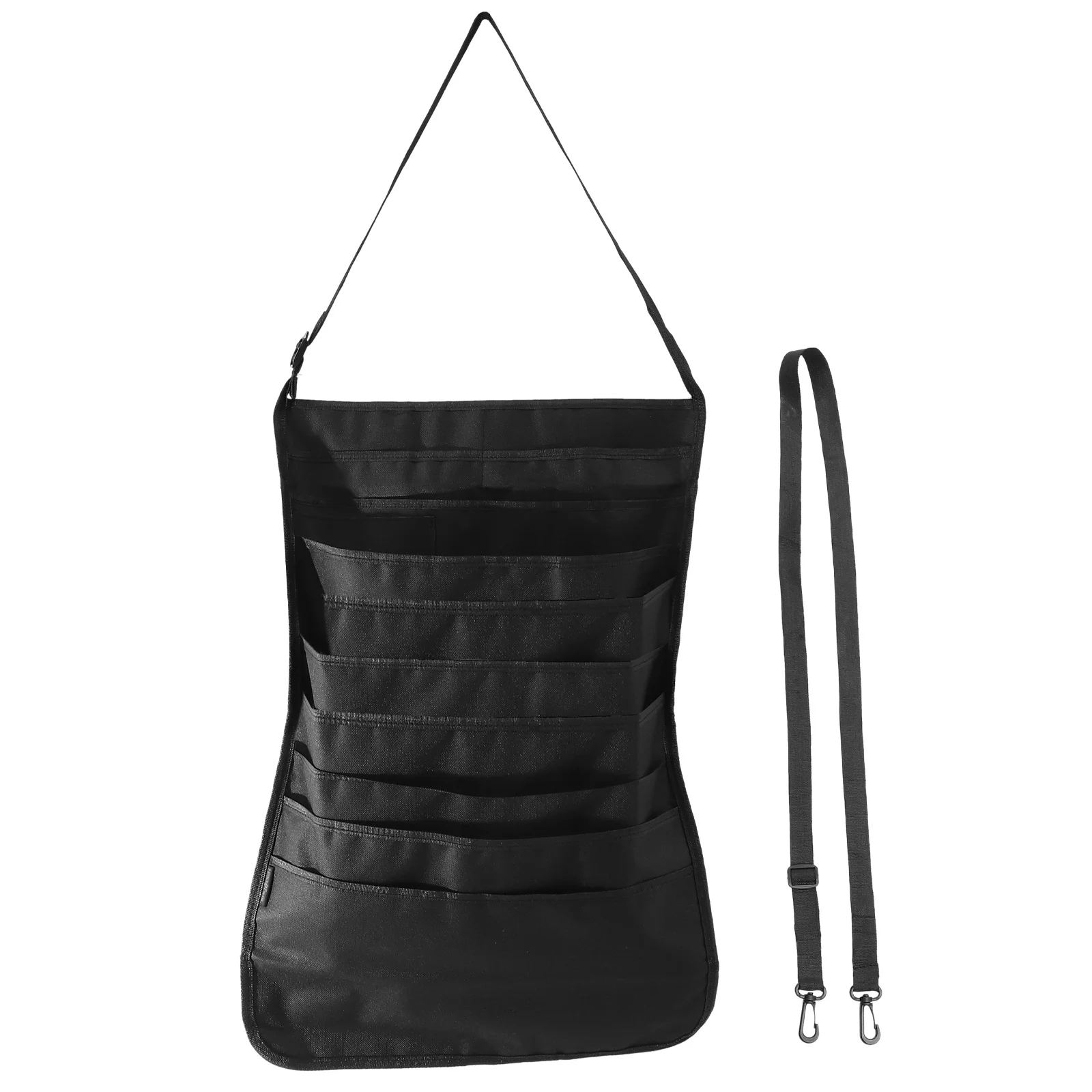 

Storage Hanging Bag 3-Pocket Canvas Organizer For Desk Wall Mount Book Pouch Sundries Holder Classroom Office Student