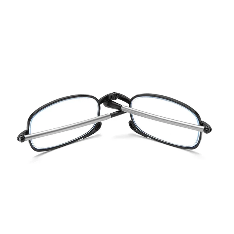 2025 tragbare Faltbare HD Lesebrille Unisex Anti Blau Licht Ultraleicht Presbyopie Brillen Oval Rahmen Männer Frauen Brillen – Detail 9