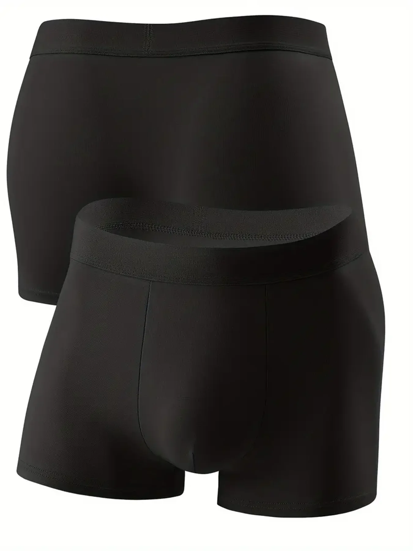 5-Piece Set Of Bamboo Fiber Men's Comfortable Boxer Shorts, Black Sexy Sports Underwear, Men's Close Fitting Underwear