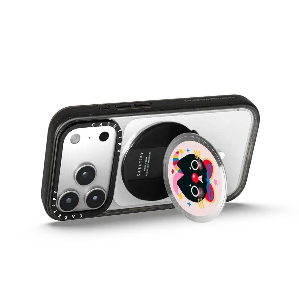 CASETiFY Animal Circus Cartoon Series Magnetic Phone Holder Card Pack for iPhone 17 16 15 14 13 12 11for Samsung S25 S26 A57 A36 view 5