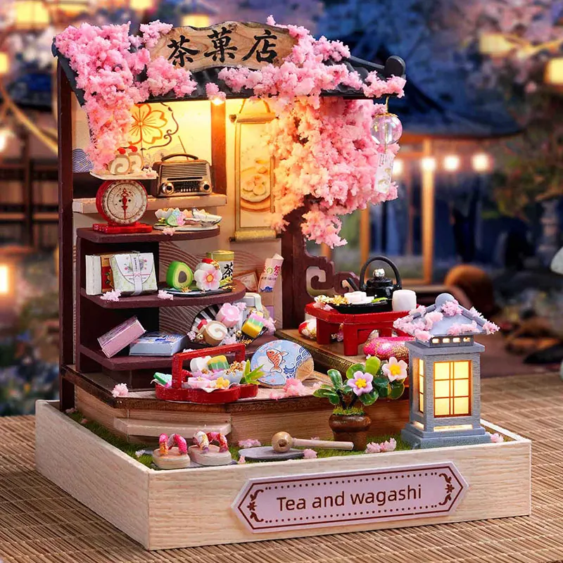3D Puzzle DIY Handmade Building Model Dollhouse Toys Sets Room Bedroom Home Decor Toys For Friends Birthday Gifts
