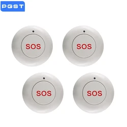Pulsante SOS Wireless GauTone Smart Home Gate campanello di sicurezza pulsante di emergenza antipanico per sistema di allarme antifurto domestico 433MHz