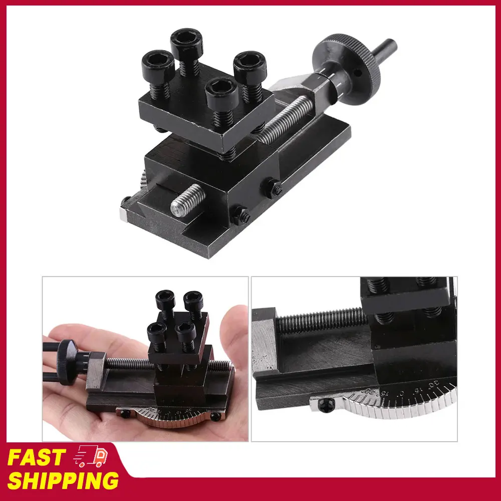 ini Micro Lathe Tool Holder Accessories 30 Degree Rotatable S/N : 10154 for SIEG C0 Mini Lathe