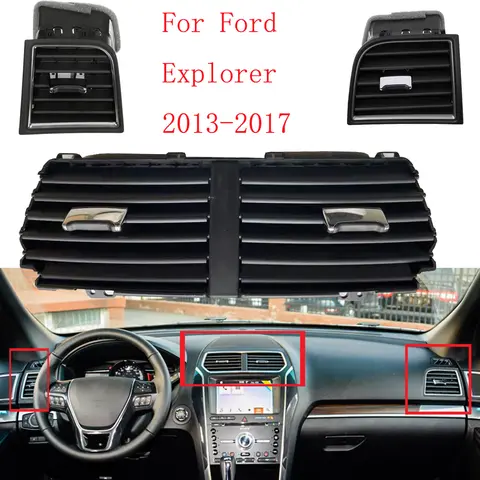 1PCS Air Conditioning Outlet Vent For Ford Explorer 2013 2014 2015 2016 2017 Inner Air Conditioner Air Vent Grille Assy
