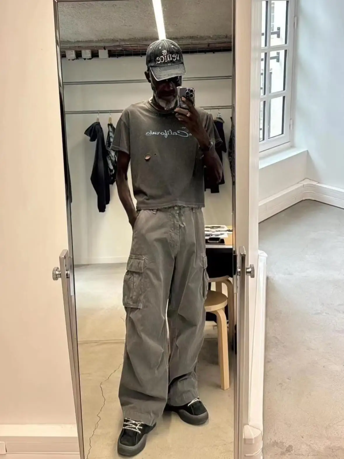 

Waed ey Cargo Work Pants American Vintage Casual Sle Durable Cotton Autumn Winter Men's Faion Loose Fit Youthful Energy