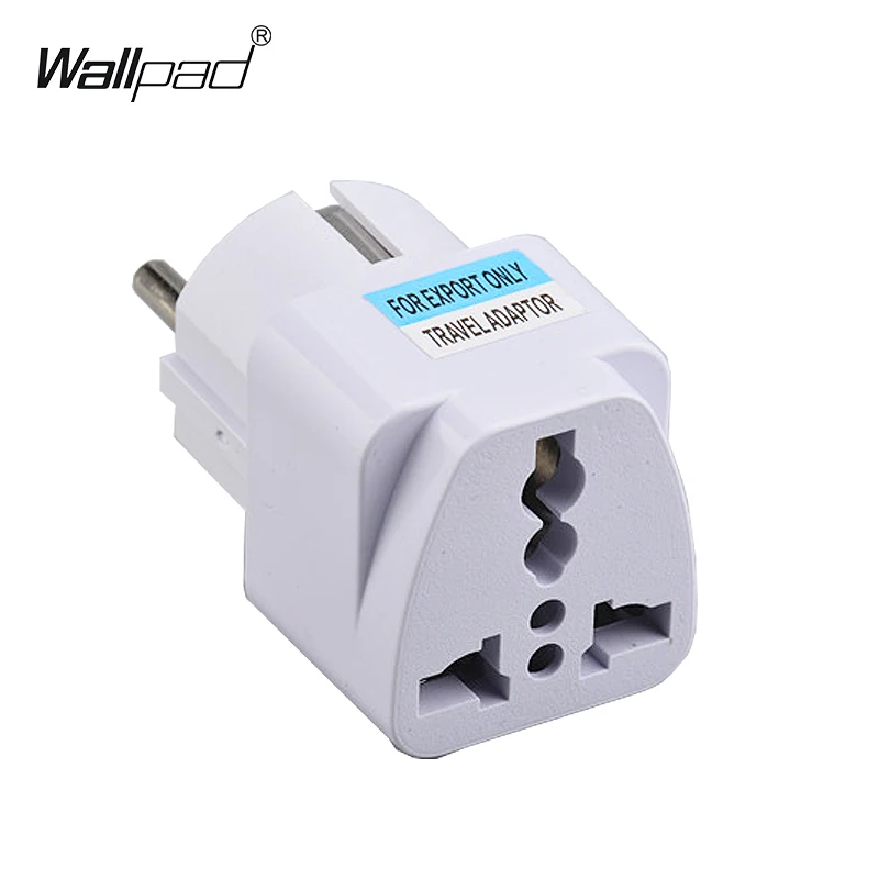 Zwarte EU-stekkeradapter Internationaal Universeel AU UK VS naar Euro KR RU Franse reisadapter Elektrische converter stopcontact