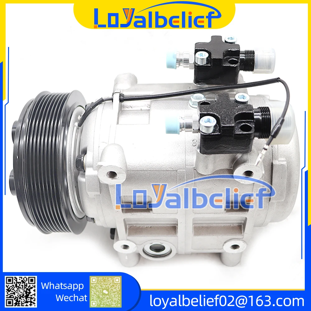 

TM31 TM-31 Bus Air Conditioning AC Compressor QP31-1728 5050095 555555 781201044 834555 D053295 240103023 8PK 12V 24V