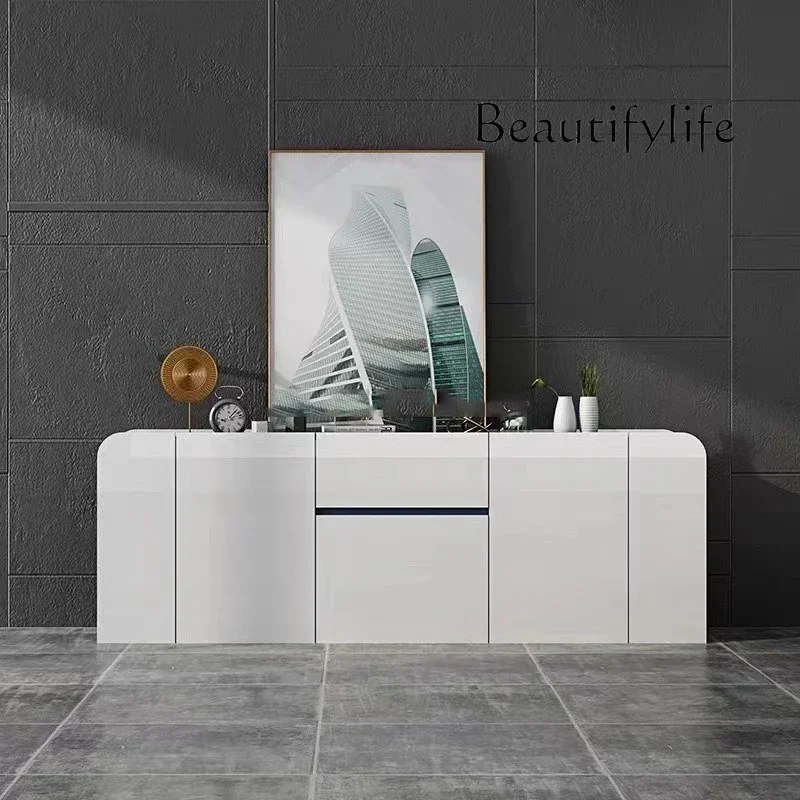 

N White Paint Office File Cabinet Modern Minimalist Locker Floor Data Cabinet Wardrobe