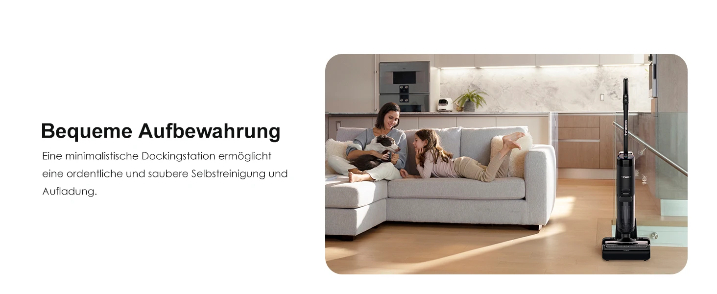 Tineco Floor ONE S7 PRO Kabelloser Nass-Trocken-Saugwischer mit LED-Display, entfernt klebrige Verschmutzungen und Tierhaare, Zentrifugalttechnologie. – Detail 13