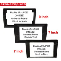 Universal 1din2din Frame For Car Multimedia Player Double Auto Accessories 10.1inch 9inch 7inch Radio MP5 Installation Accessory
