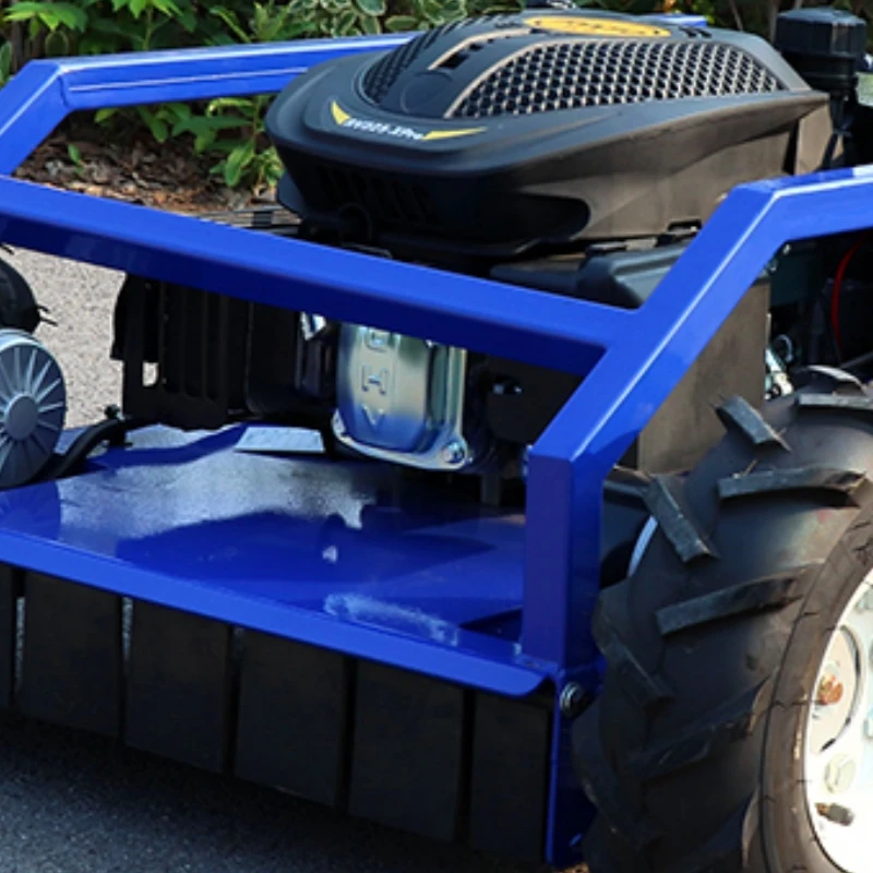 

Customised Remote Control Lawnmower 4WD Cordless Mowing Robot Euro 5 Emission Standard Agricultural Tools