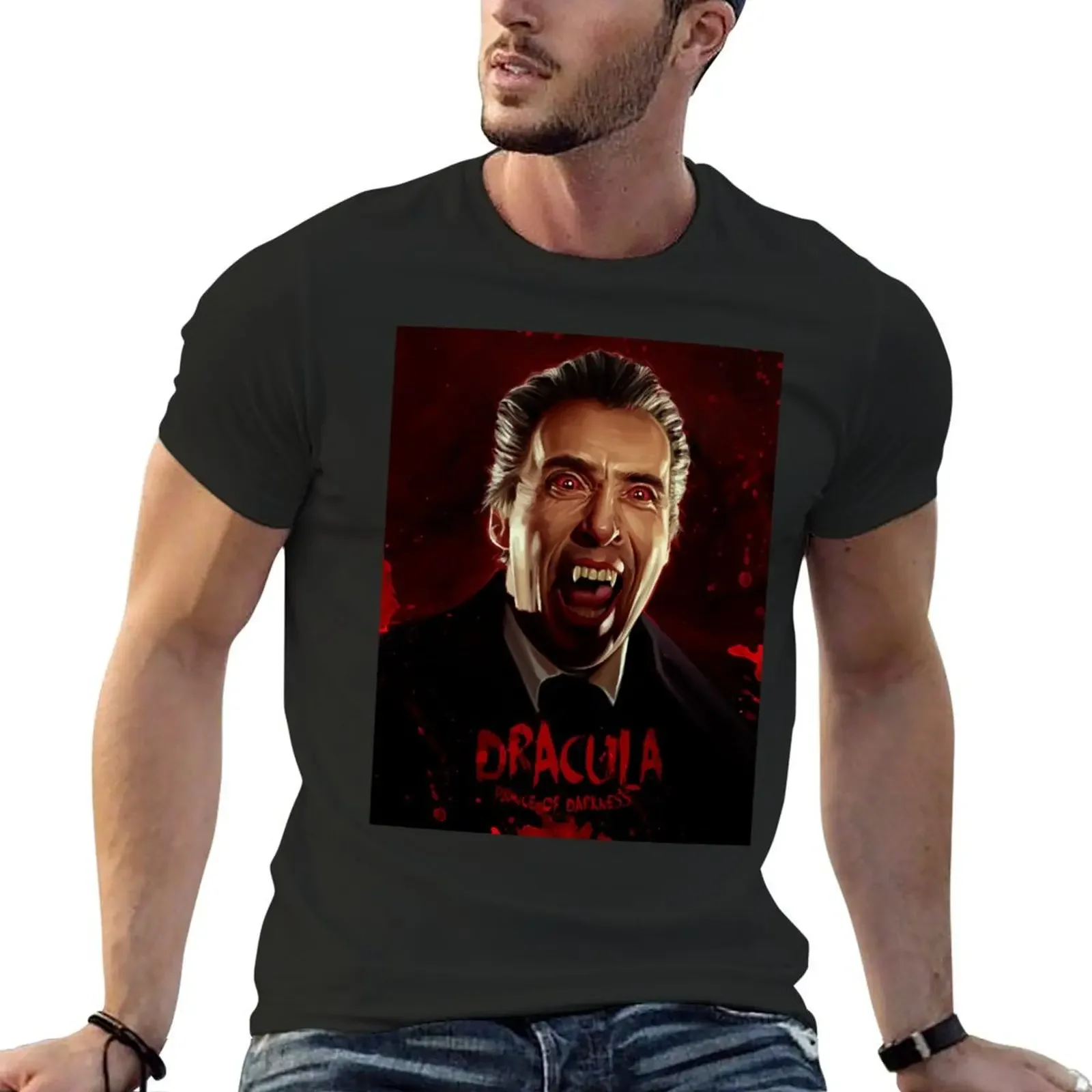 

Dracula T-Shirt tops blacks essential t shirt Men's cotton t-shirt