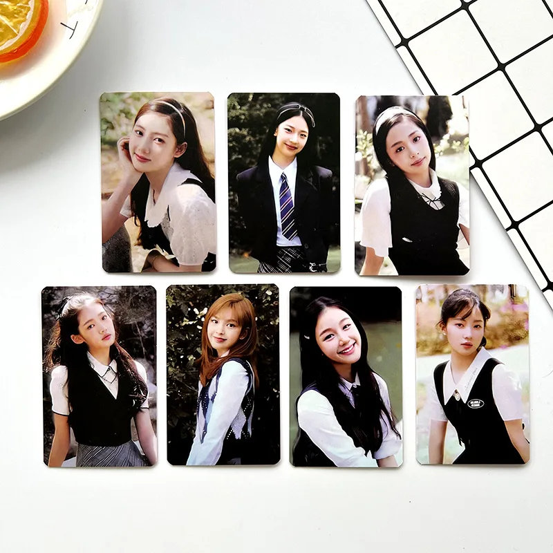 7Pcs/Set KPOP BABYMONSTER BABYMONS7ER Album Lomo Cards List ANYEON PHARITA RUKA ASA Two Sides Photocards Postcards Fans Gifts