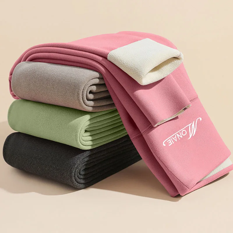 الكشمير طماق النساء الشتاء إلكتروني التطريز عالية الخصر زائد المخملية الدافئة طماق امرأة ضئيلة بسط رشاقته السراويل الحرارية