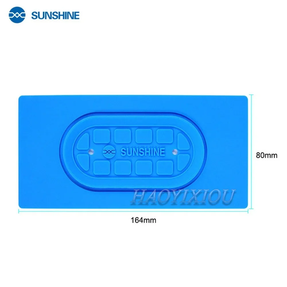 SS-004S 7 인치 분리기 전화 스크린 가열 고정 흡입 청소 수리 매트에 대 한 유니버설 Anti-slip 흡입 실리콘 패드