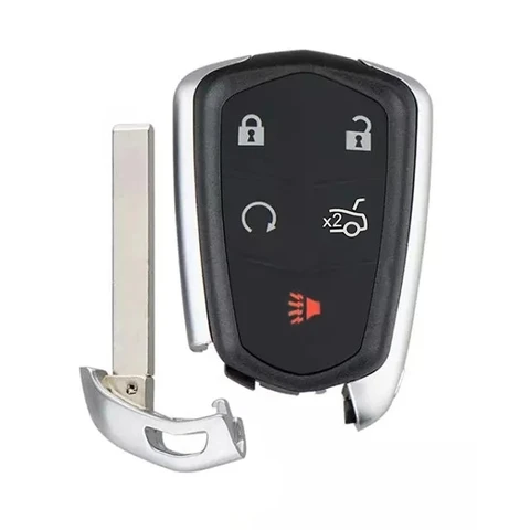 Умный автомобильный ключ KEYECU HYQ2AB HYQ2EB для Cadillac Escalade ESV ATS CTS SRX XTS 315/433 МГц ID46 PCF7937E с 4/5/6 кнопками, дистанционный брелок